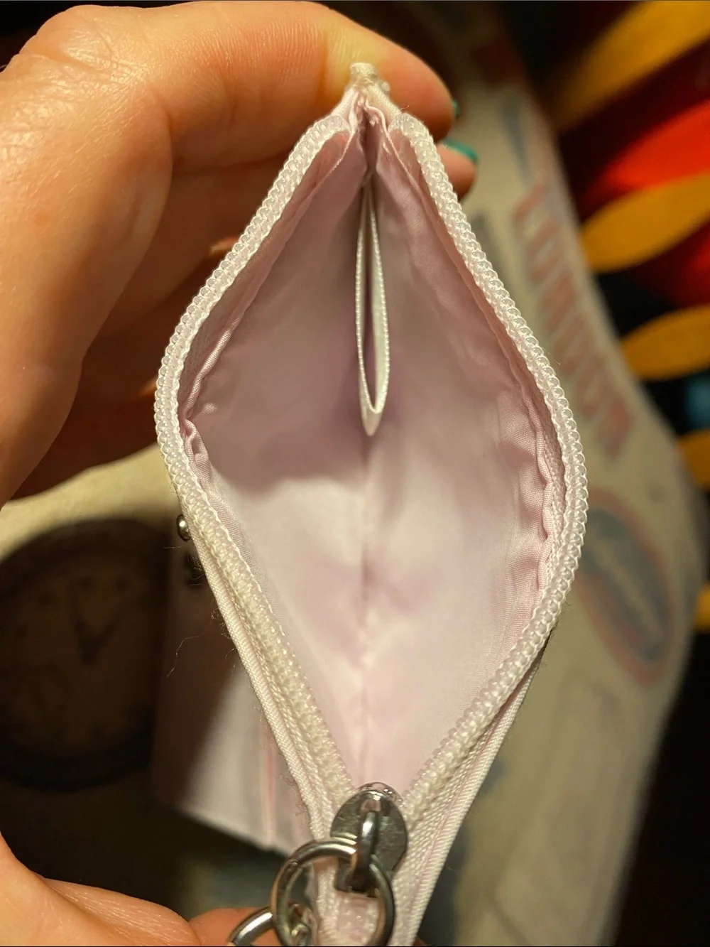 Pink Victoria’s Secret card holder pre-owned